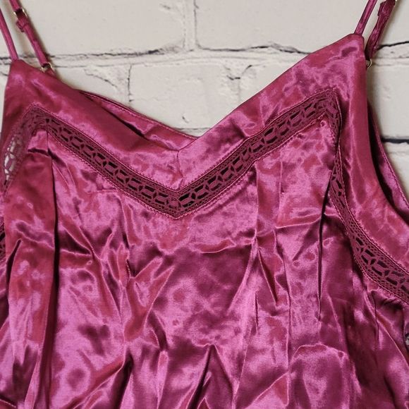 1.state Satin Camisole, Size Small - Purple - Picture 4 of 5